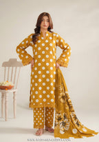 M Dots by Mahay | Unstitched Airjet Lawn Vol-02 Collection - 2026 (D-03)