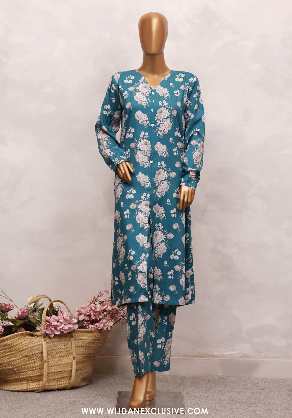 MIA Prints by HZ Textile | Stitched Printed Linen Co-Ords Collection - 2026 (D-03)