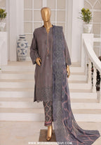 Aifa Dynasty Chikankari Unstitched Luxury Lawn Collection - 2026 (D-03)