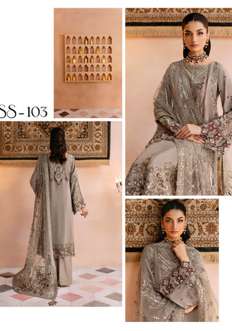 Shehnai Raw Silk Collection'25 Vol-01 by Ramsha SS-103