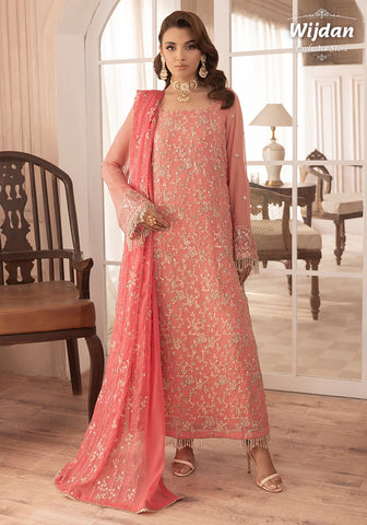 Elyssa Festive Chiffon Collection'25 by Sahane CT-19003 Rosa