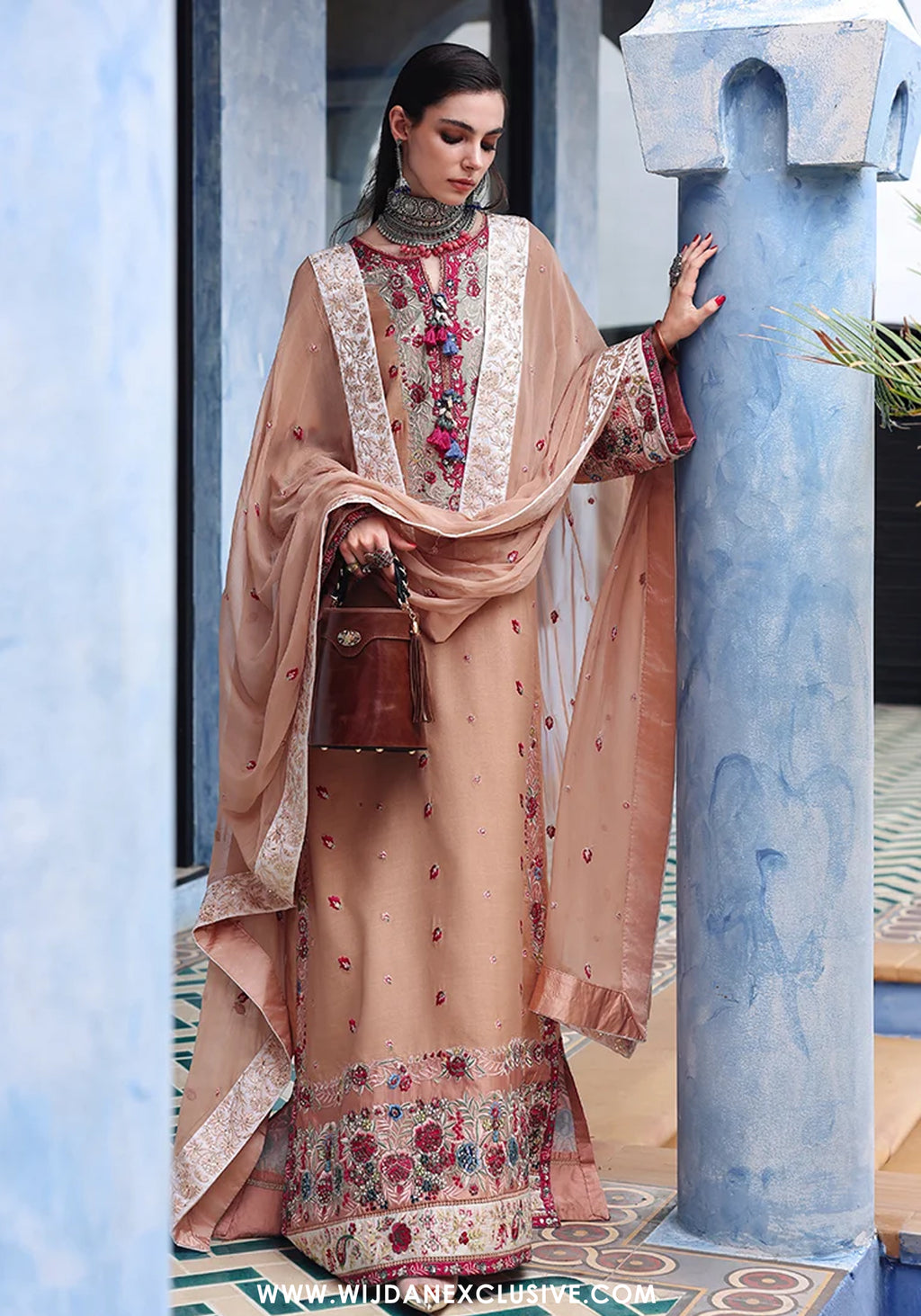 Nuvera by Mushq | Unstitched Embroidered Raw Silk Formal Collection'26 (BELLADONA ROYALE)