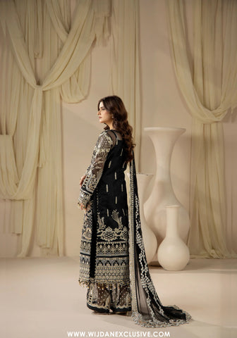 Areesha Unstitched Festive Formal Vol-23 Collection - 2026 (Ebony Silver Classic)