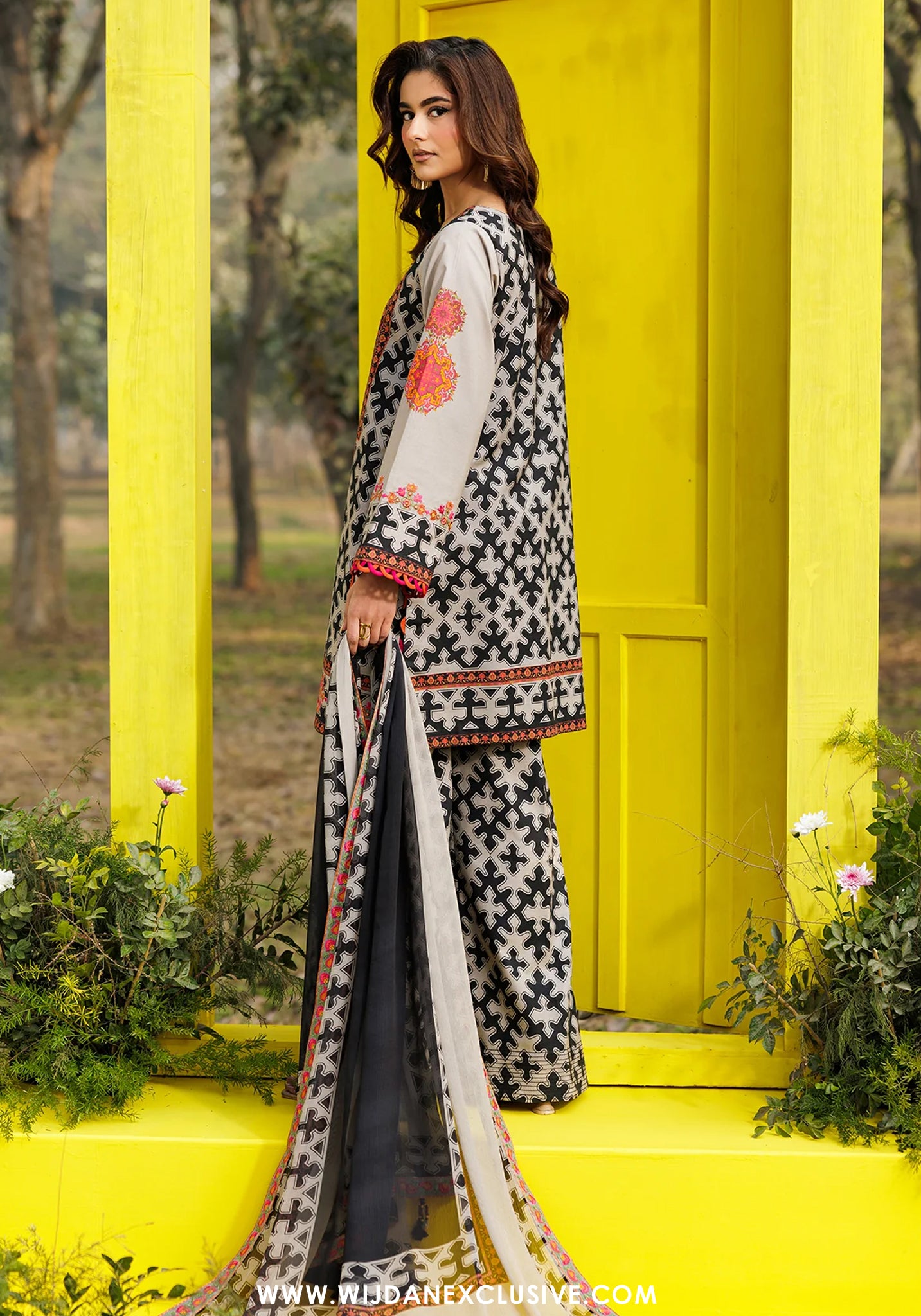 Combination by Charizma | Unstitched Embroidered Lawn Vol-II Collection - 2026 (CC6-13)