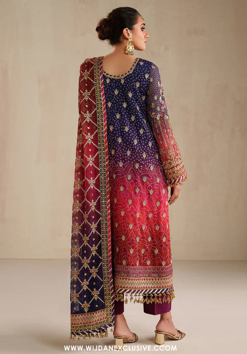 Baroque Unstitched Embroidered Chiffon Silk Collection - 2026 (UF-4369)