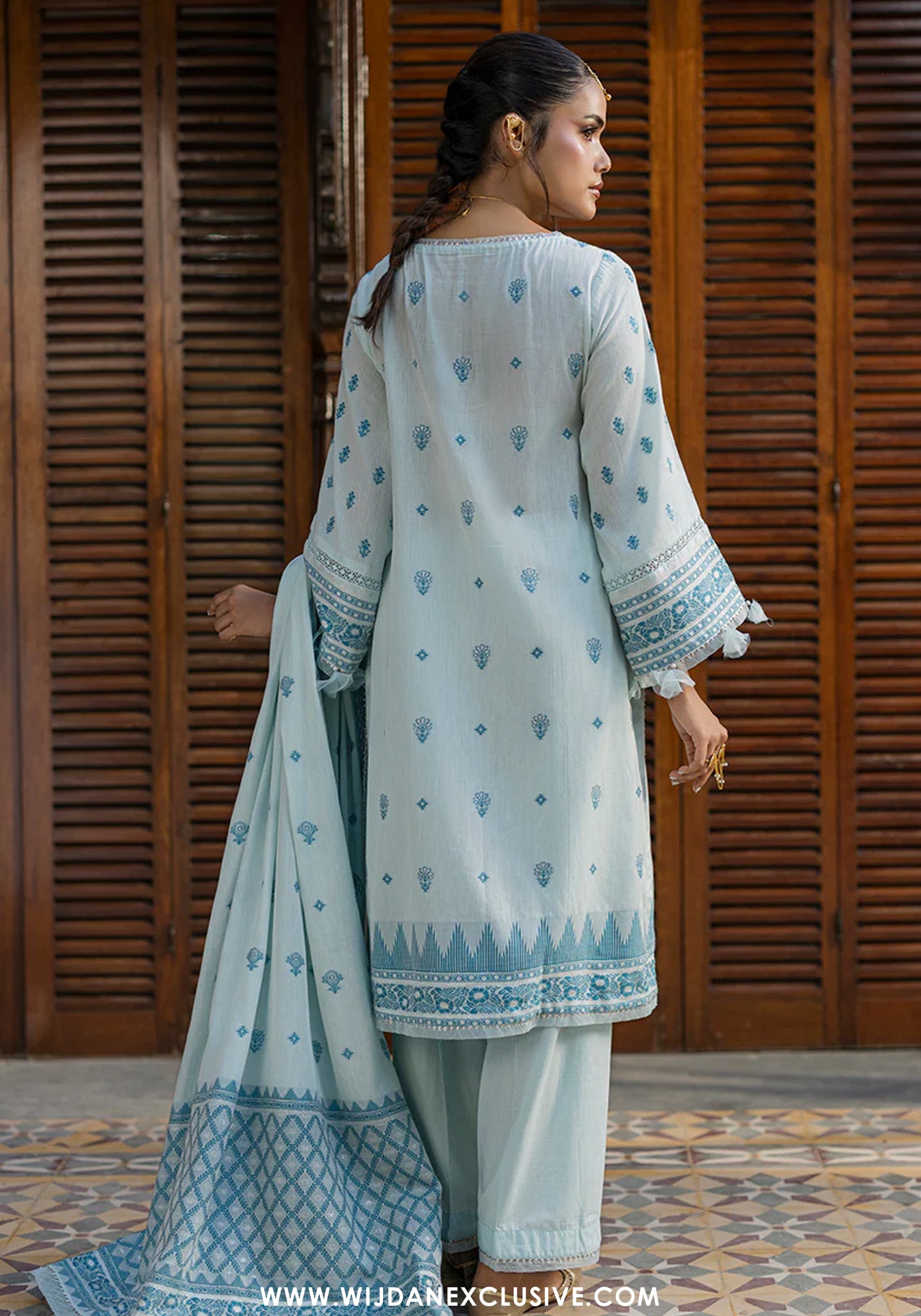 Zellbury Unstitched Signature Jacquard Embroidered Collection - 2026 (WUS-0987)