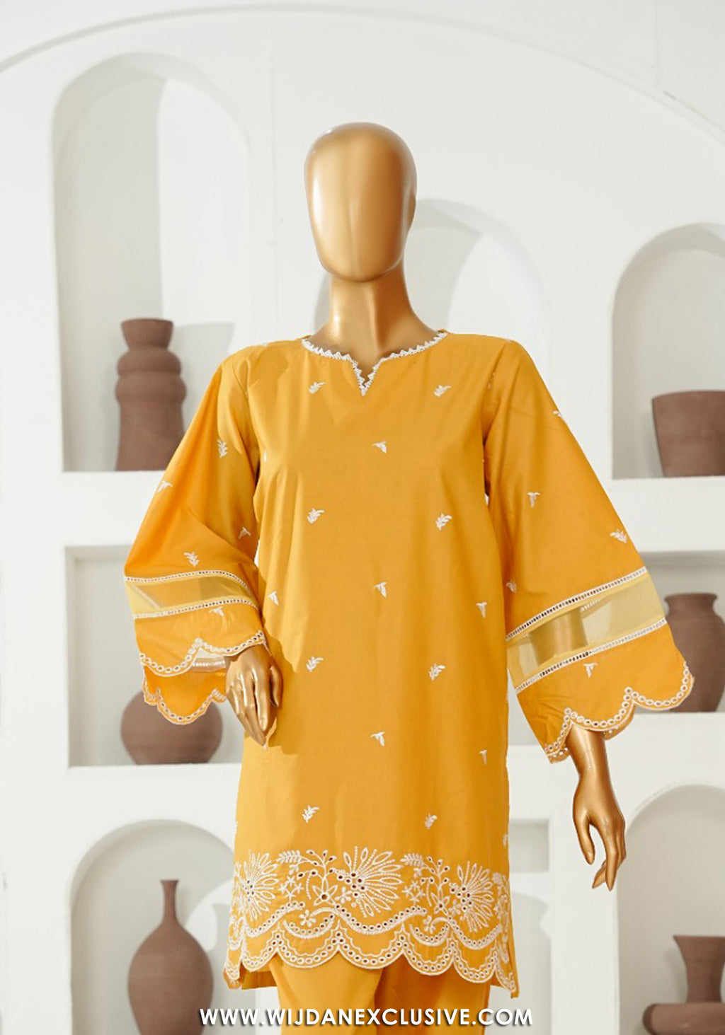 Aaramé Stitched 2PC Co-ords Cotton Embroidered Collection - 2026 (D-03)