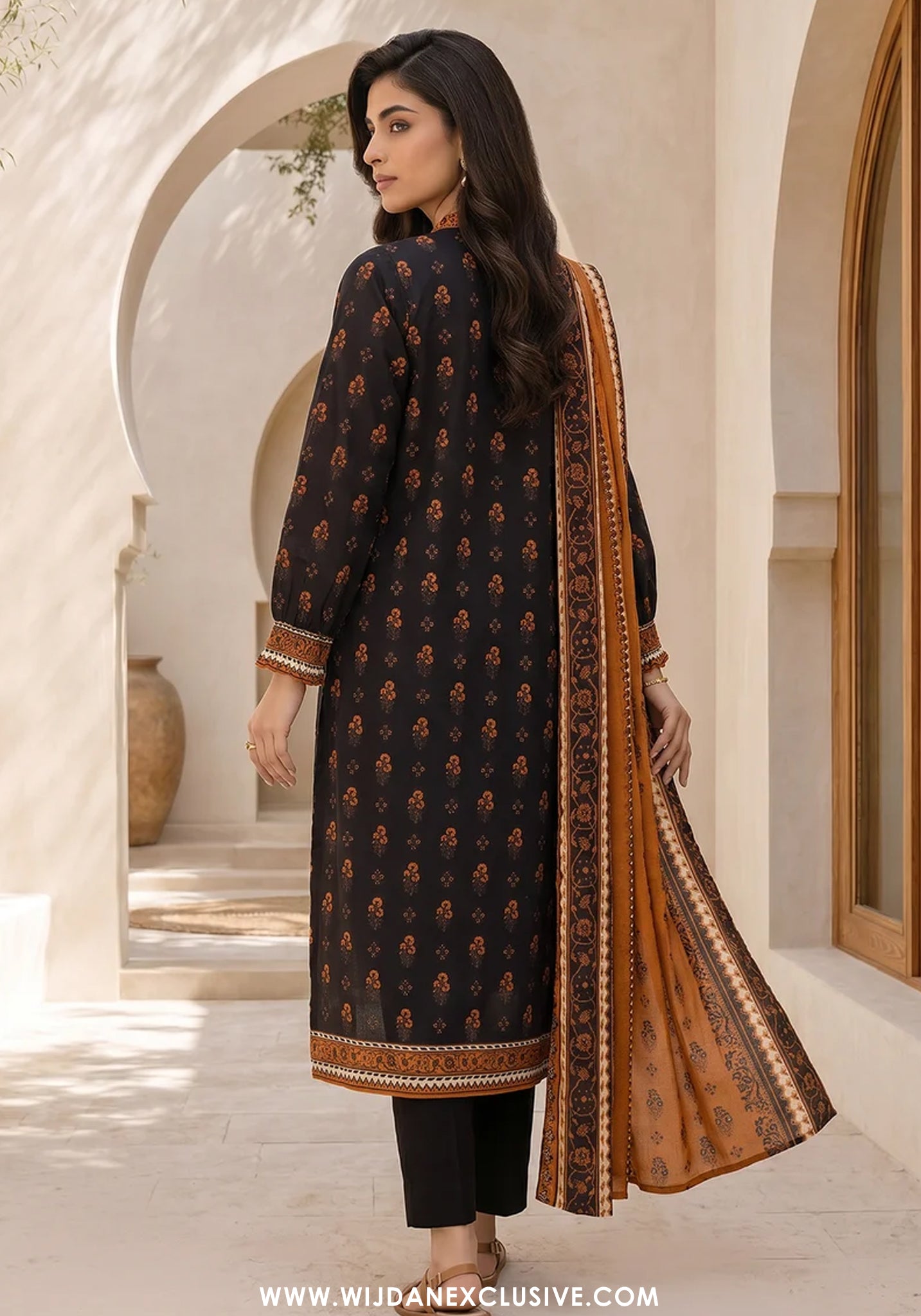 Zellbury Unstitched 3pc Digital Printed Lawn Collection - 2026 (WUS-8058)