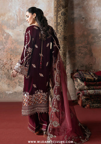 Ramsha Unstitched Luxury Velvet Embroidered Collection Vol - 07 (D-01)