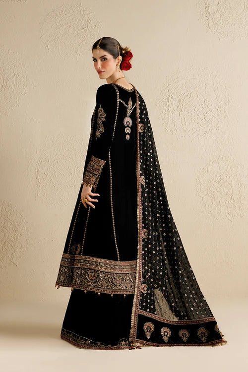 Chandni by Jazmin | Unstitched Embroidered Velvet Formal Collection - 2026 (D-01)
