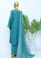 Bin Saeed Stitched Exclusive Printed Lawn Vol-09 Collection – 2026 (D-03)
