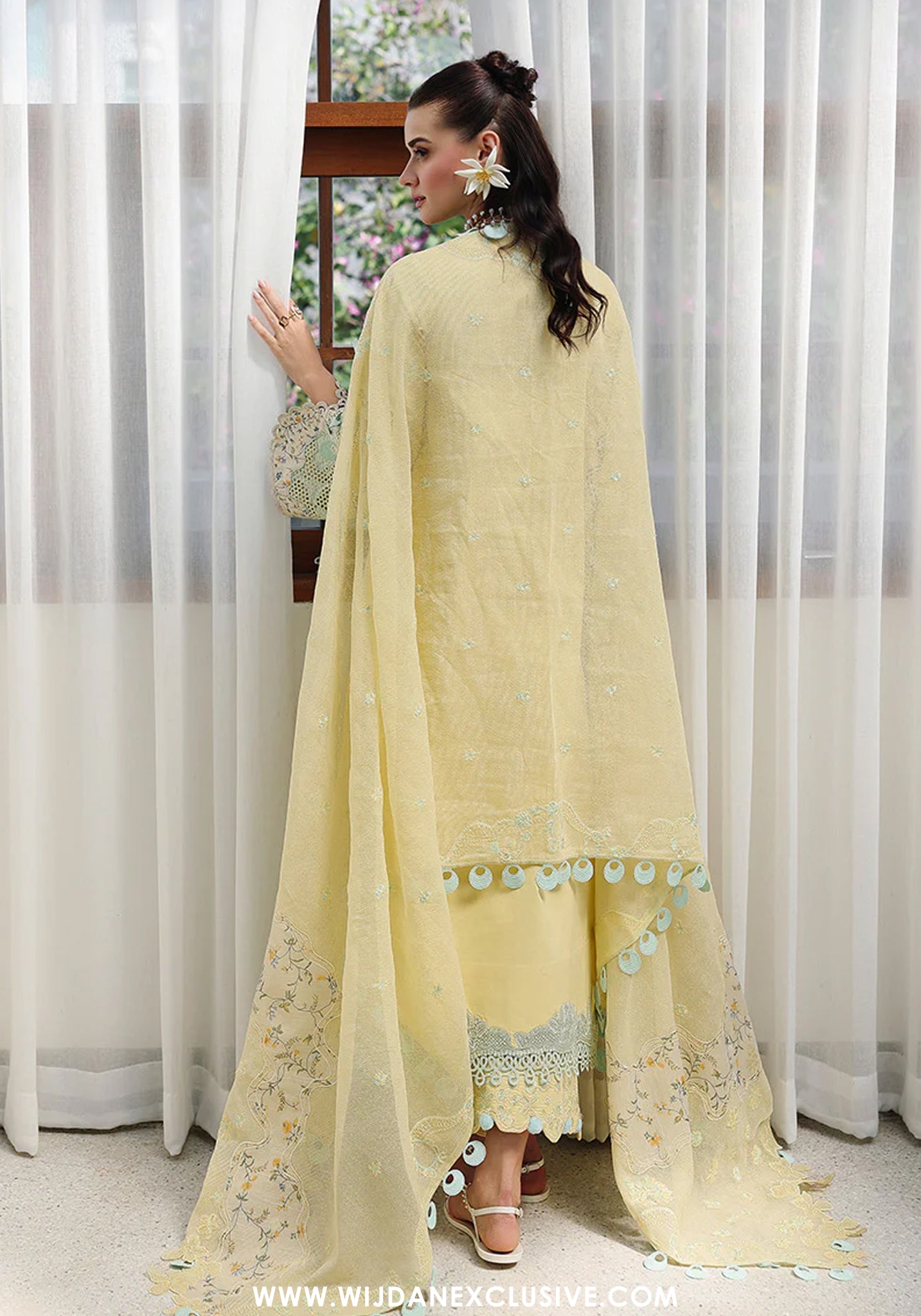 Qalamkar Unstitched Lawn Chikankari Eid Edit'26 (AYLA)