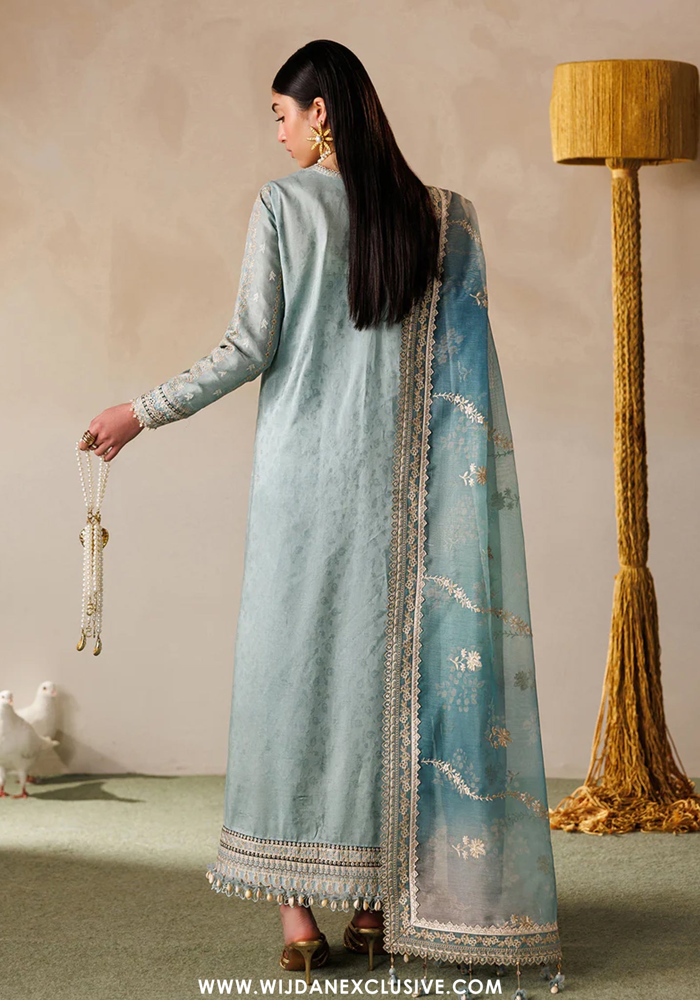 Baroque Unstitched Embroidered Eid Lawn Collection - 2026 (D-01)