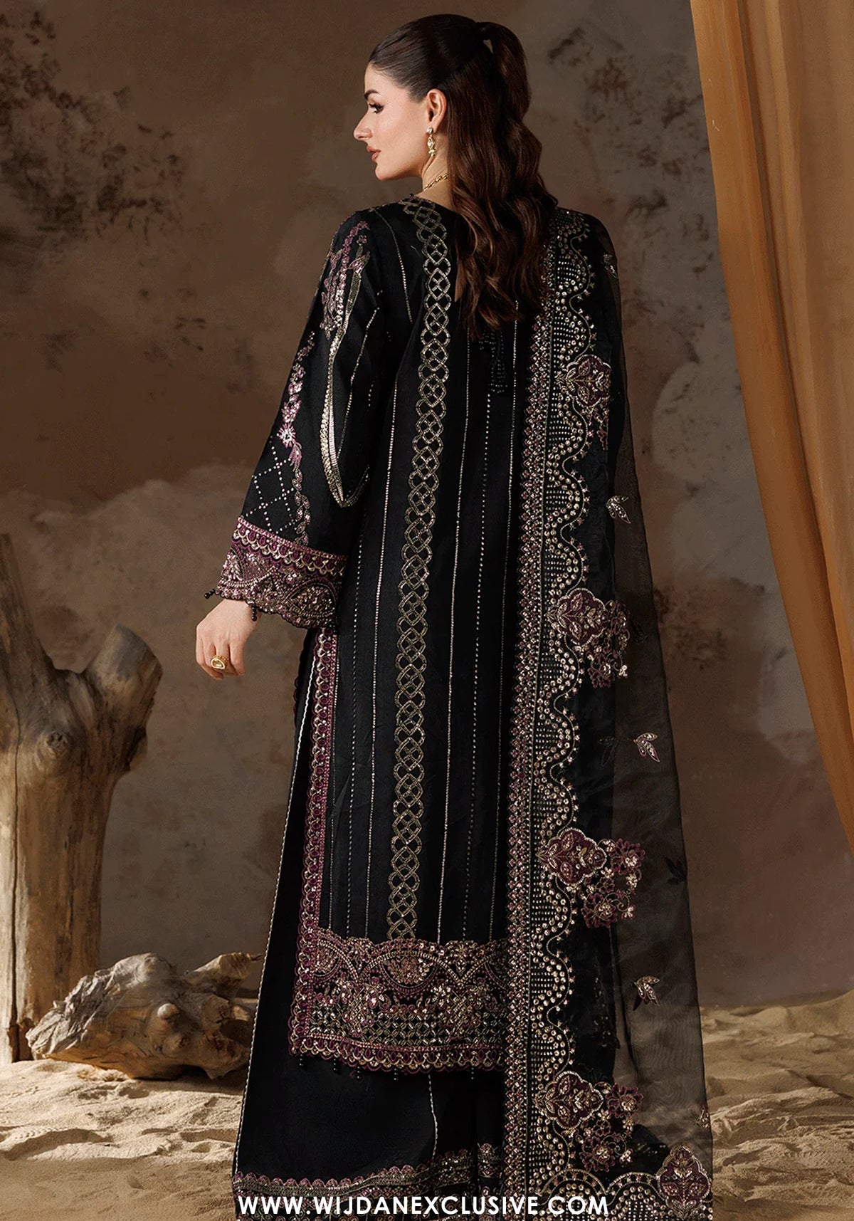 Shehnai by Ramsha | Unstitched Luxury Formal Raw Silk Collection'26 (SS-203)