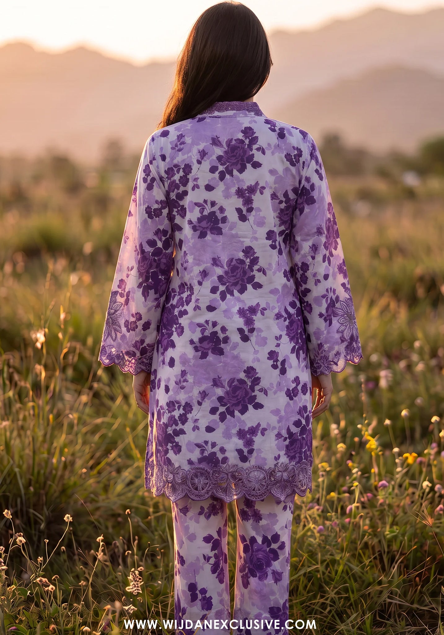 Summer Essentials by Amna khadija | 2pc Emb Co-ords Set Collection'26 (D-03)