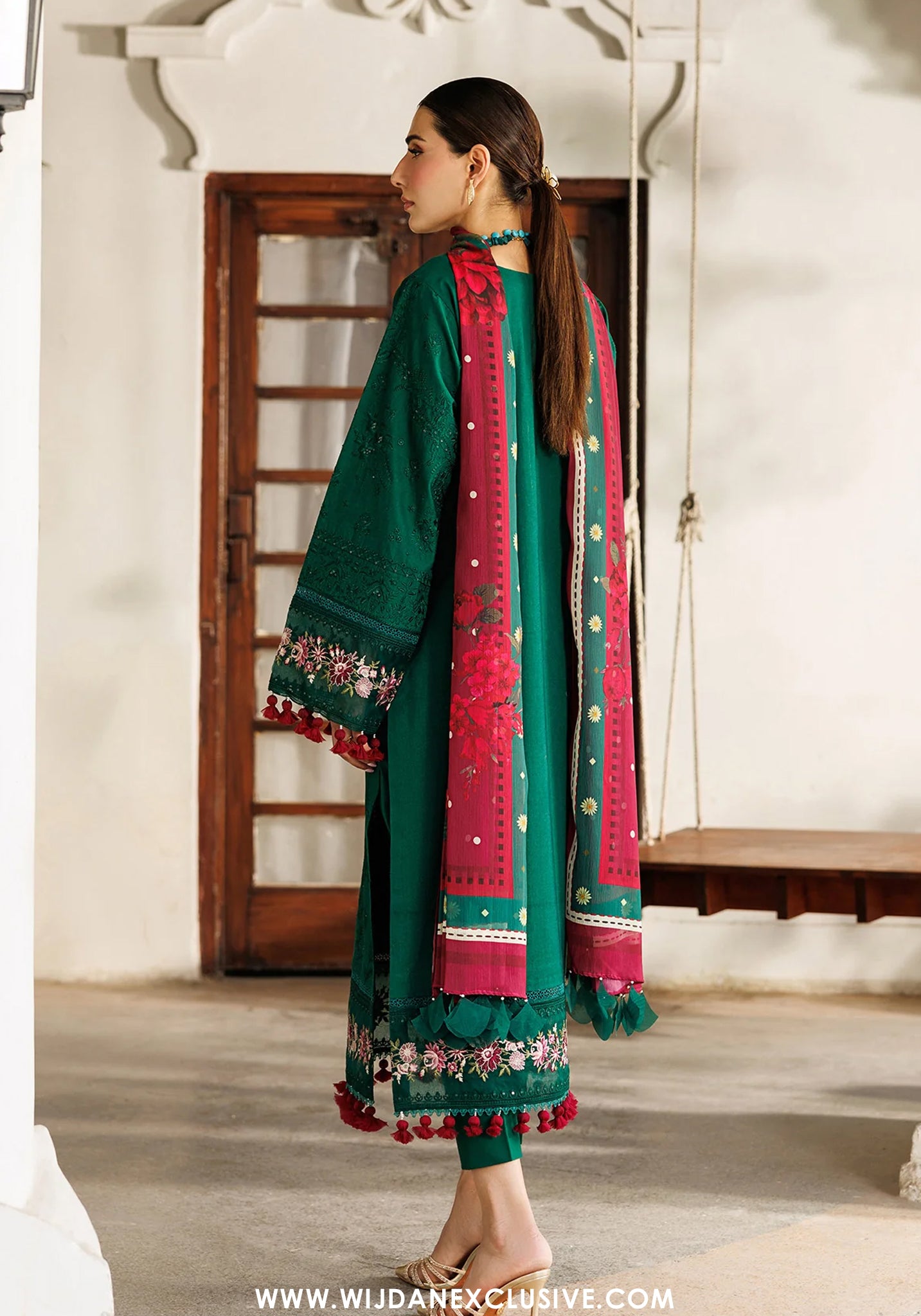Alizeh Unstitched Embroidered Eid Festive Lawn Collection - 2026 (EVLYN)