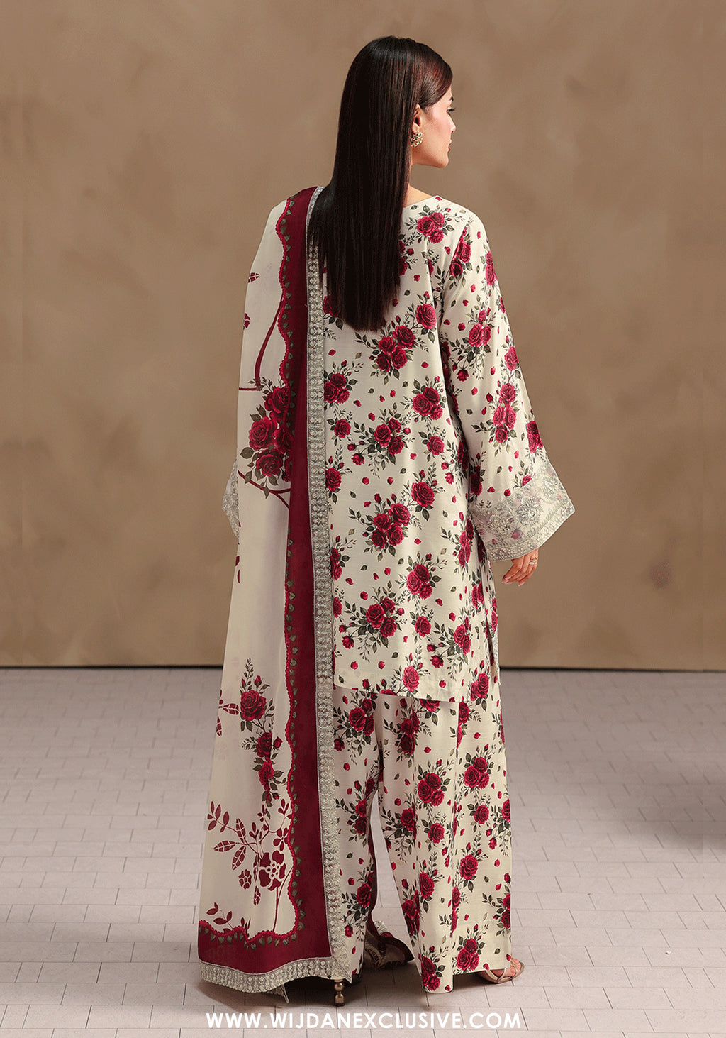 Naqsh by Ramsha | Unstitched Emb & Print Vol-02 Rawsilk'26 (RS-203)