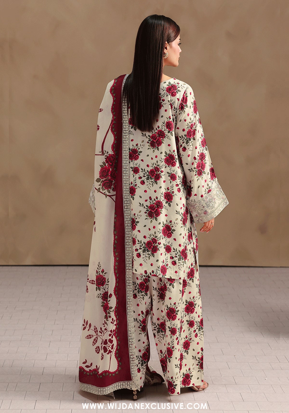 Naqsh by Ramsha | Unstitched Emb & Print Vol-02 Rawsilk'26 (RS-203)
