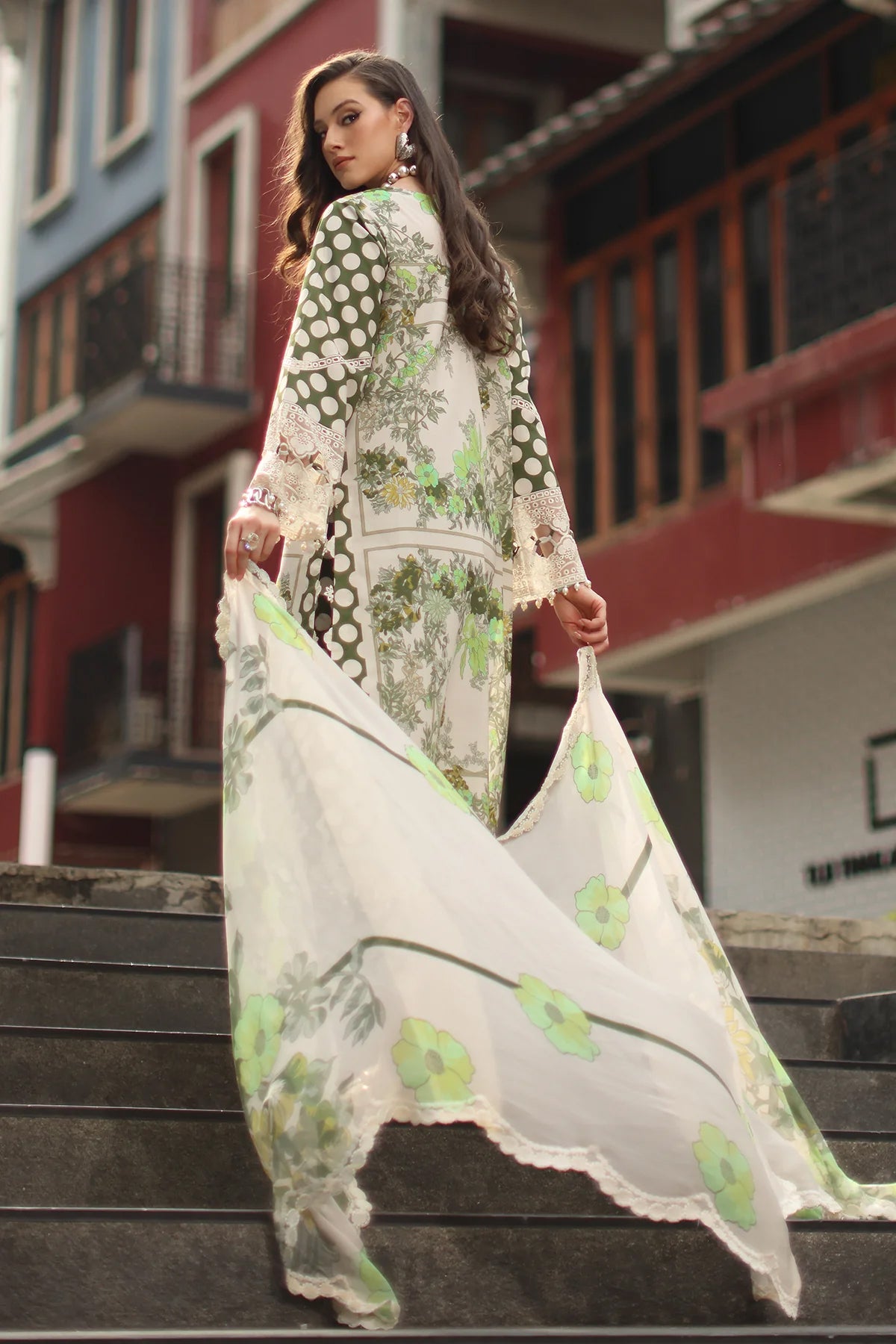 Charizma Signature Unstitched Embroidered Lawn Vol-01 Collection - 2026 (CS6-03)