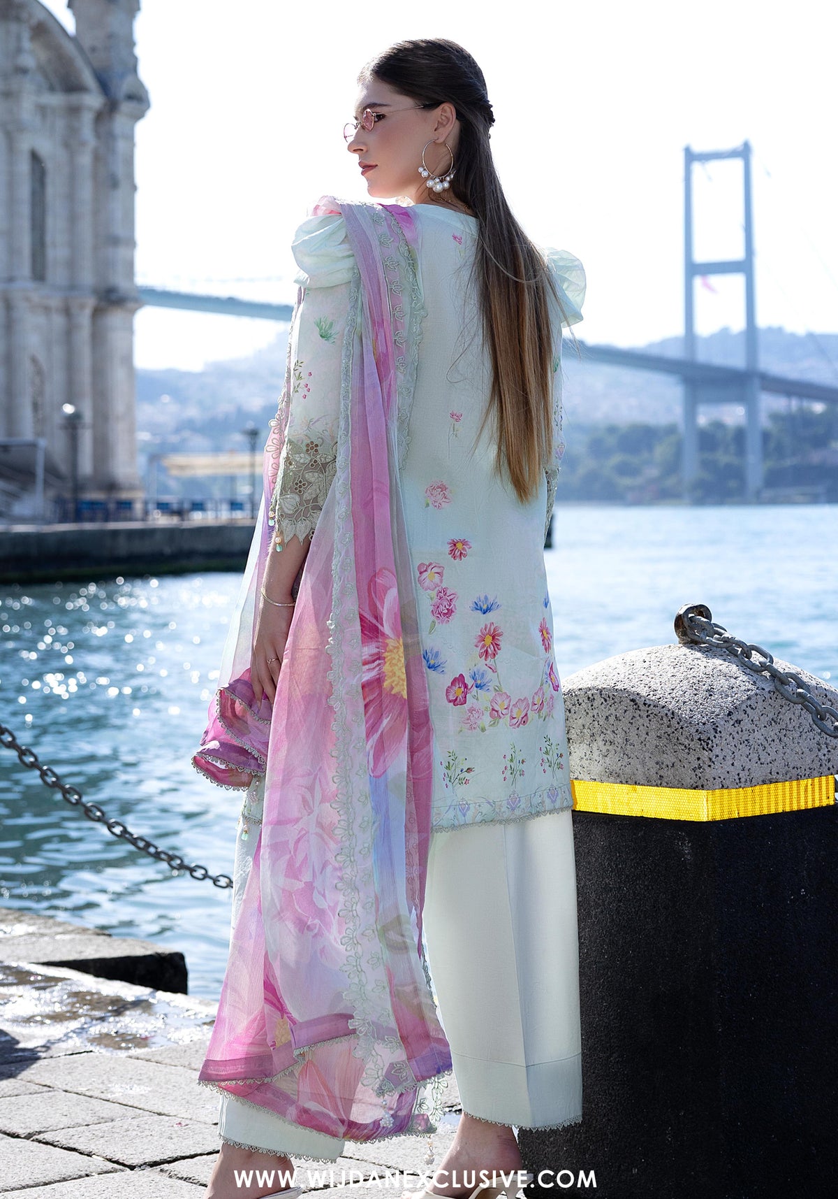 Sunshine Bloom Premium Unstitched Embroidered Collection - 2026 (D-03)