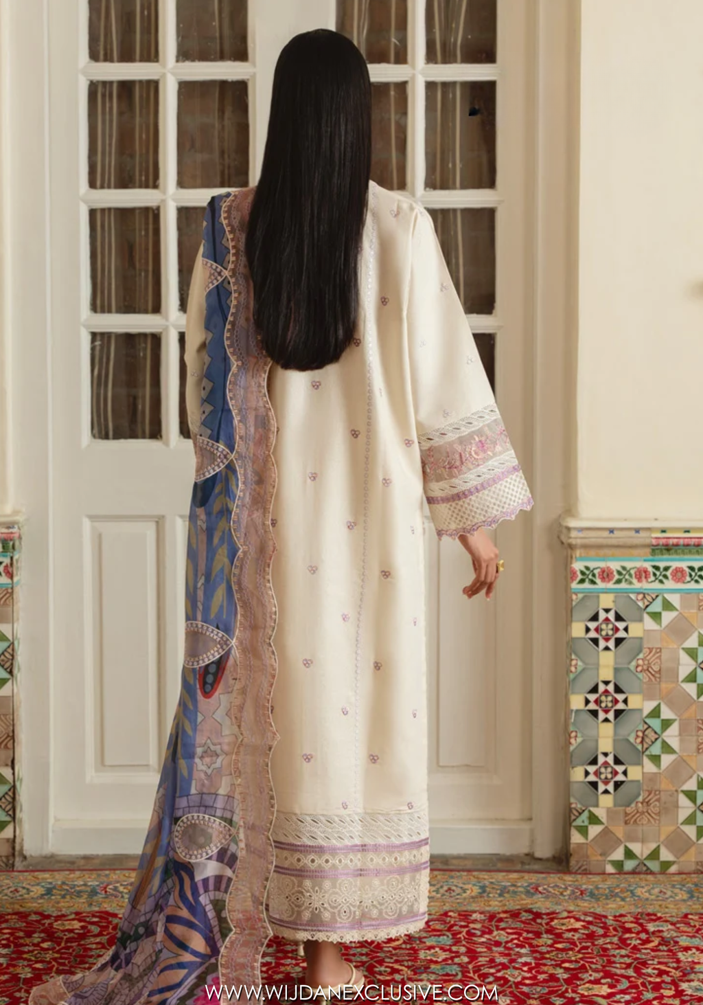 Izel by Marjjan | Unstitched Karandi Embroidered Collection - 2026 (MSK-02-A)