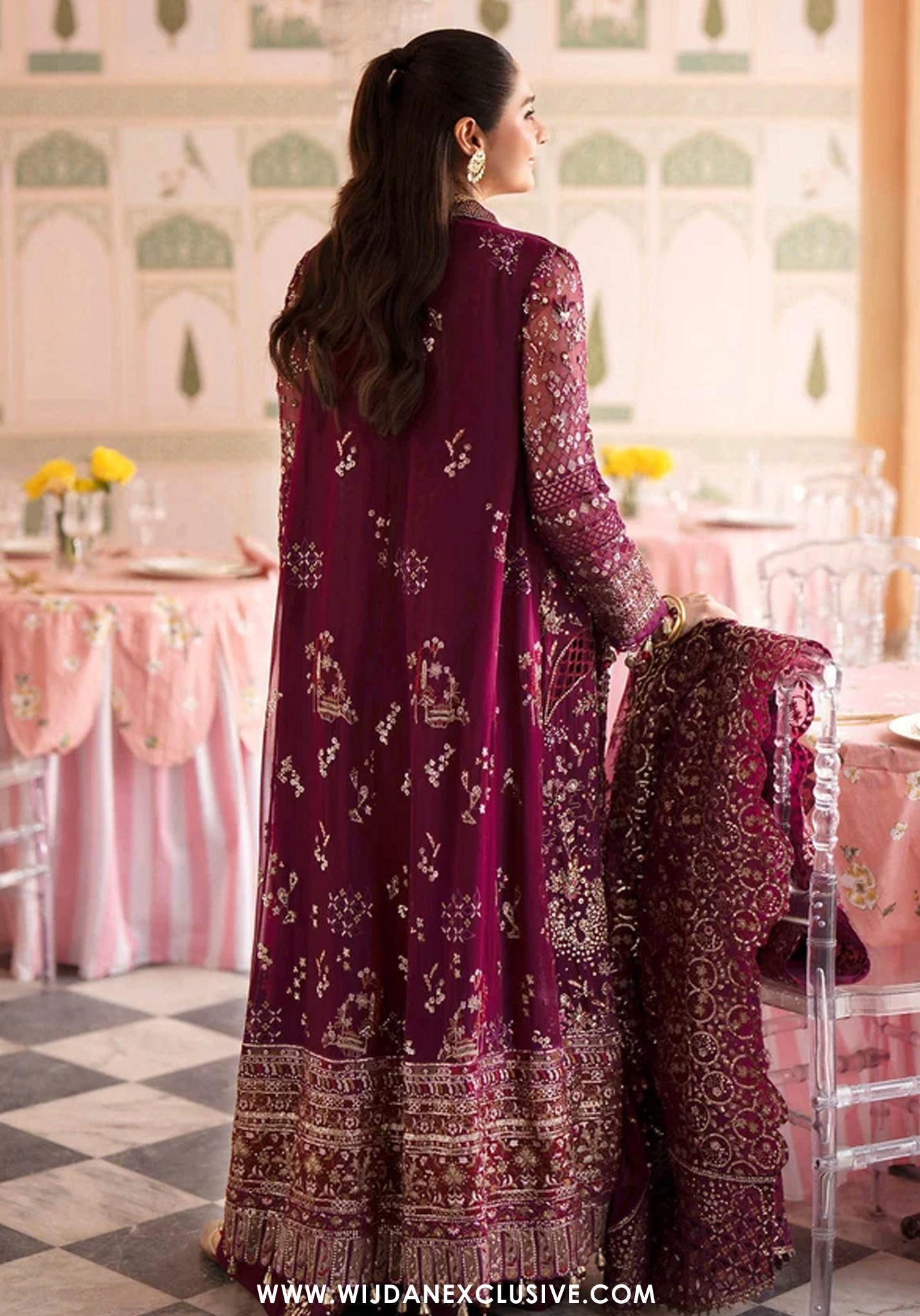 Nureh Jhoomro Unstitched Luxury Formals Collection - 2026 (NL-97)