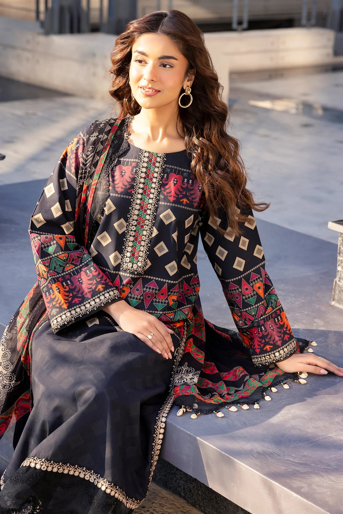 Infinity by Charizma | Unstitched Embroidered Lawn Collection - 2026 (IN6-03)