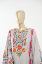 Youth Pulse by Amna Khadija | Stitched 2pc Co-Ords Printed Lawn Collection - 2026 (D-03)