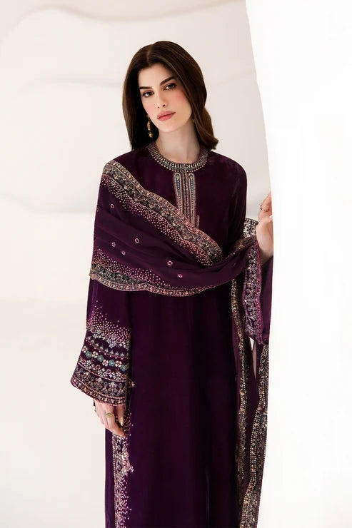 The Velvet Affair by Emaan Adeel | Unstitched Formal Embroidered Collection'26 (CECILIA)