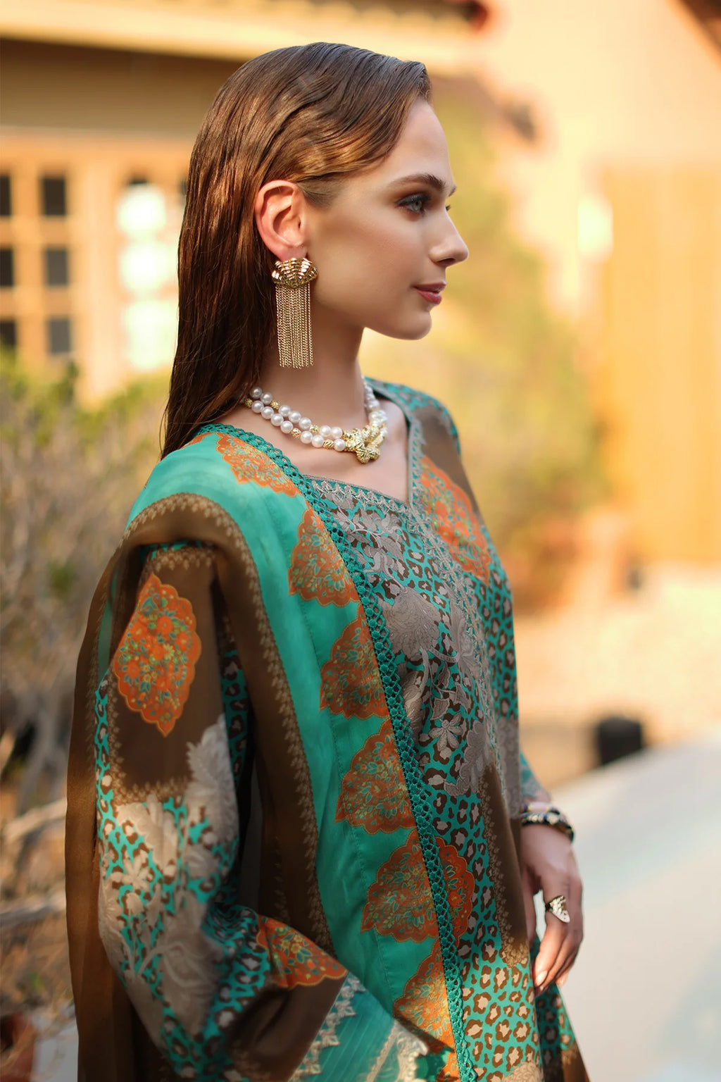 Combination by Charizma | Unstitched Embroidered Lawn Collection Vol - I (CC6-09)