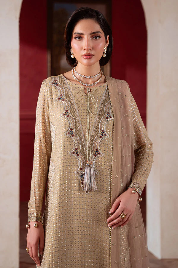 Amaya by Nureh  | Unstitched Embroidered Luxury Formal Chiffon Collection - 2026 (AM-39)