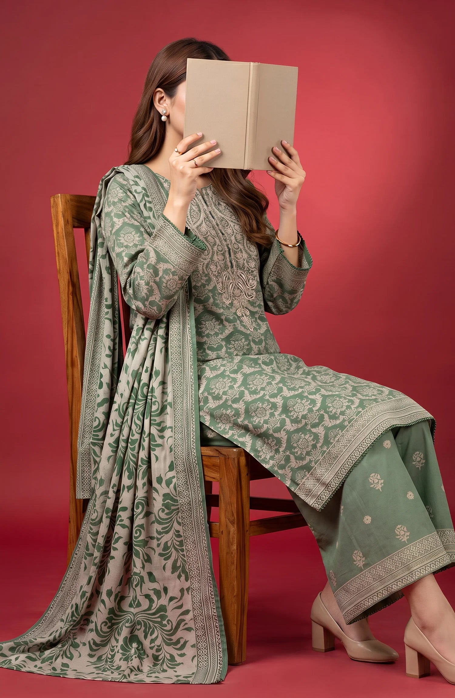 Rang E Bahar by Amna Khadija | Stitched Embroidered Lawn Collection - 2026 (D-03)