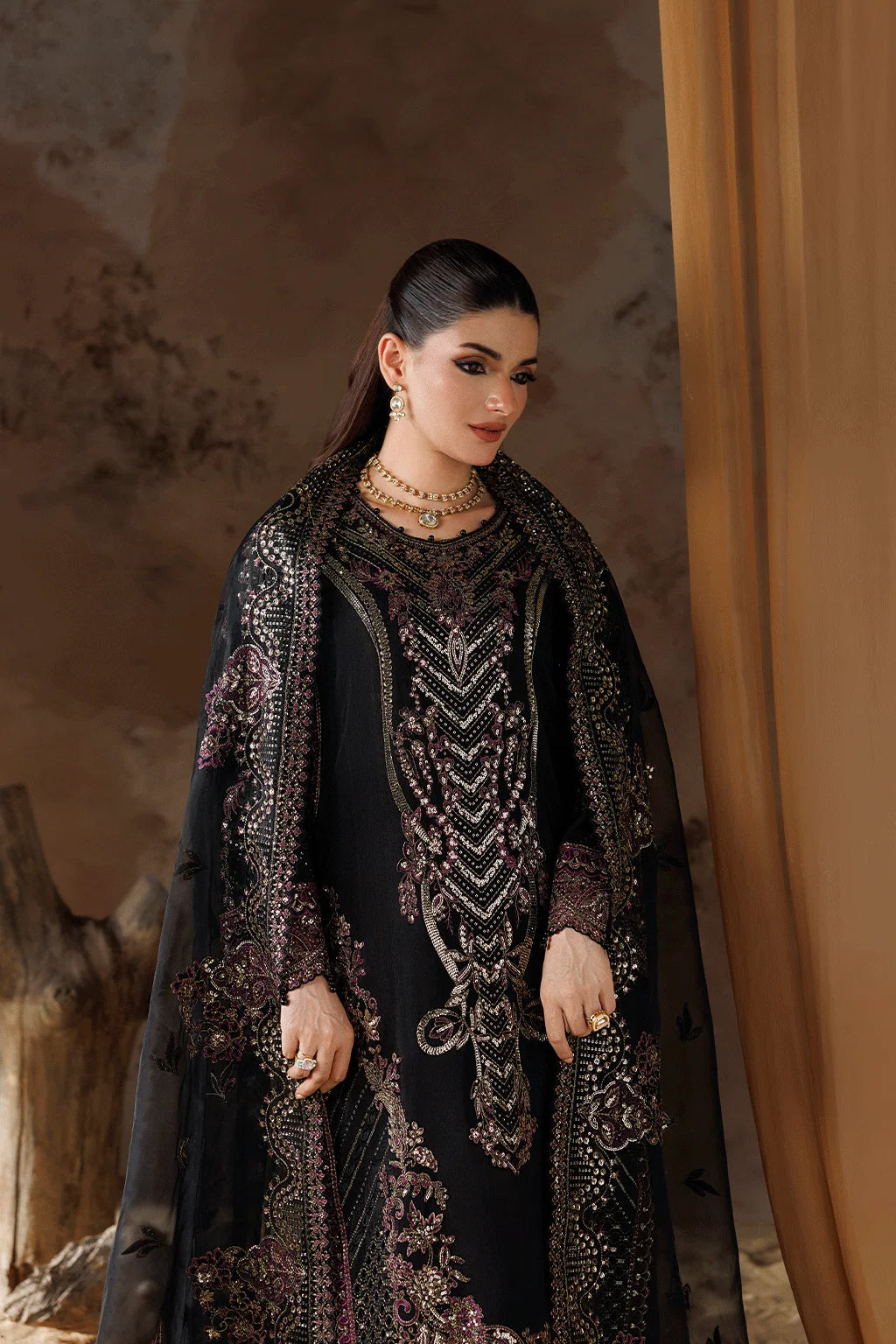 Shehnai by Ramsha | Unstitched Luxury Formal Raw Silk Collection'26 (SS-203)
