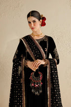 Chandni by Jazmin | Unstitched Embroidered Velvet Formal Collection - 2026 (D-01)