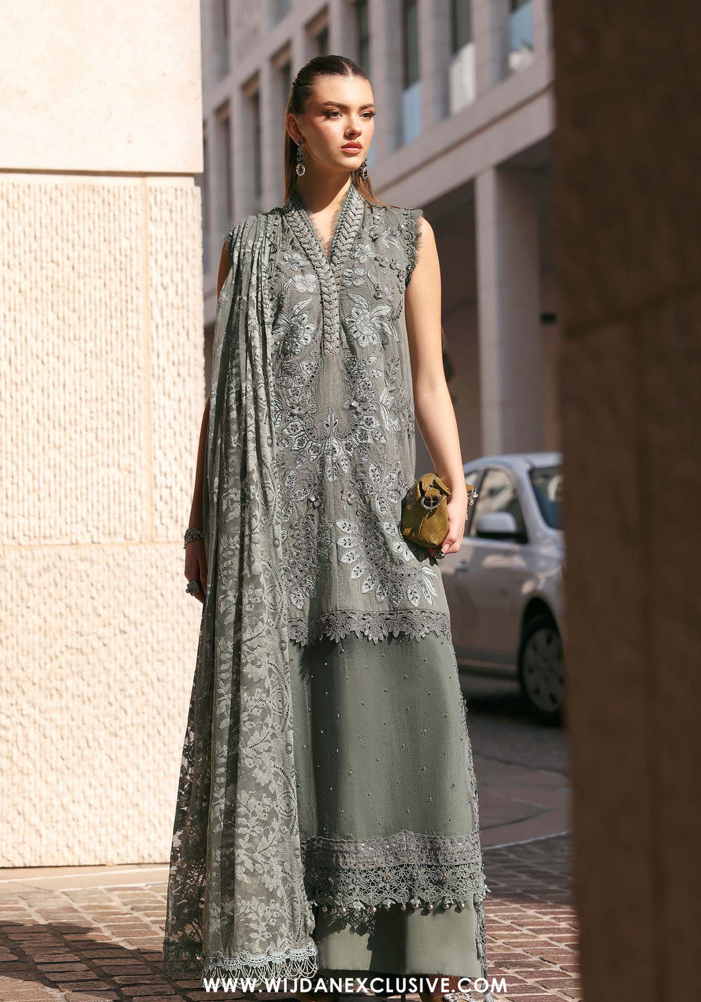 Luxury Unstitched Lawn Eid Edit’26 by Maria.B (D-3B)