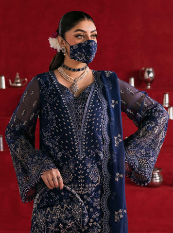 Flossie Kohinoor Unstitched Luxury Chiffon Collection - 2025 K-103