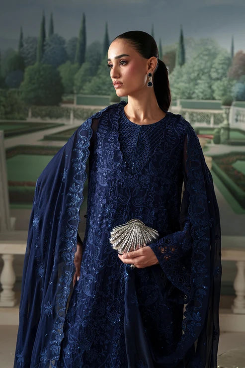 Modern Heirloom by Emaan Adeel | Unstitched Emb Chiffon Formal'26 (CORALIA)