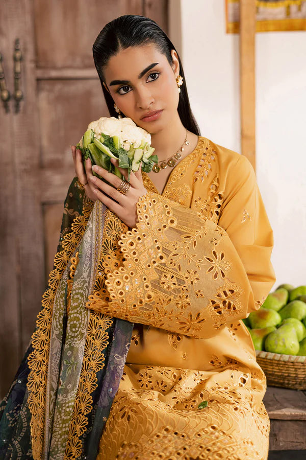 Bazaar by Nureh | Unstitched Embroidered Lawn Collection - 2026 (NE-254)