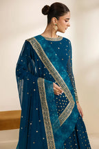 Meraki by Zarif | Unstitched Embroidered Chiffon Formal Collection - 2026 (ZENIA)