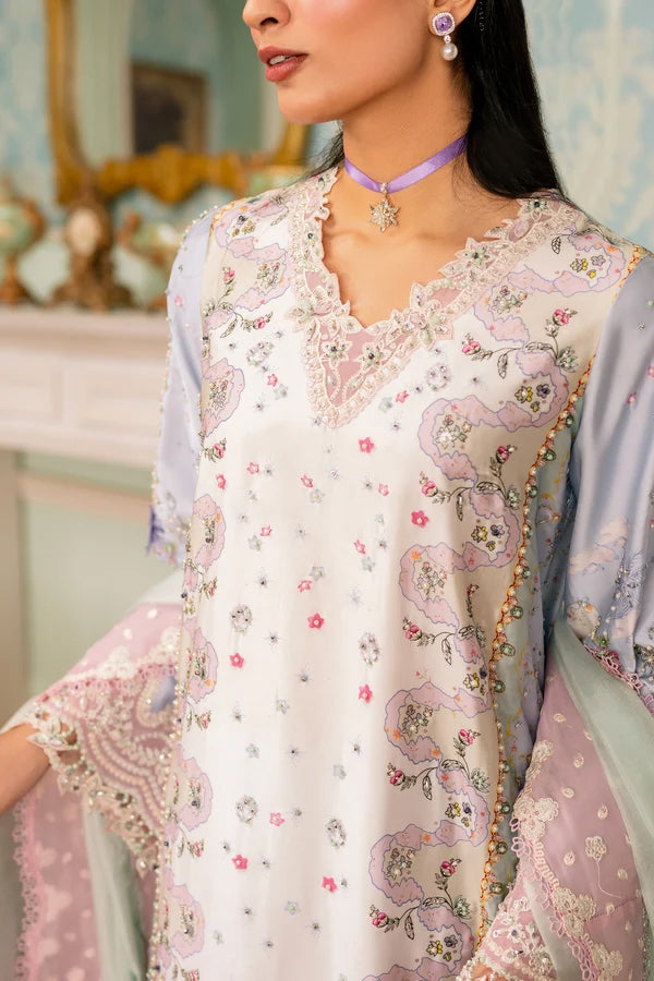 Luxe by Qalamkar | Unstitched Embroidered Silk Formal Collection - 2026 (AKARI)