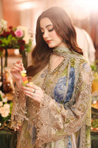 Royale Tea Affair by Maria.B | Unstitched Chiffon Formal Collection - 2026 (D-03)