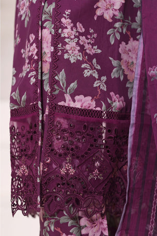 Sadabahar Stitched Festive Embroidered Viscose Collection - 2025 (PURPLE)