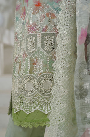 Sadabahar 3pc Cutwork Chikankari Vol-02 Collection - 2025 SB-CKL-03