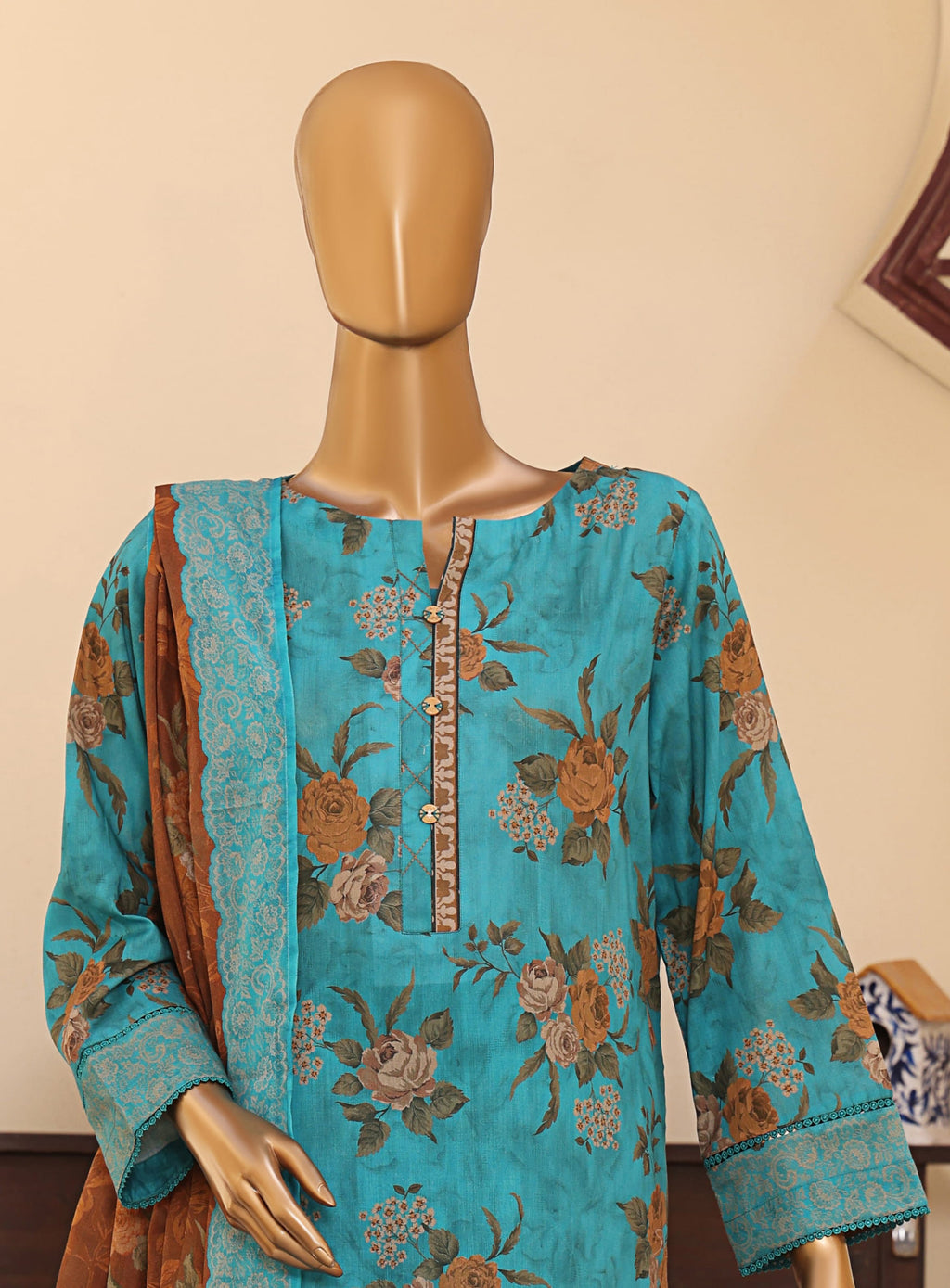 Mehak Embroidered Printed Lawn Vol-02 Collection by HZ Textile MEC-307