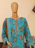 Mehak Embroidered Printed Lawn Vol-02 Collection by HZ Textile MEC-307