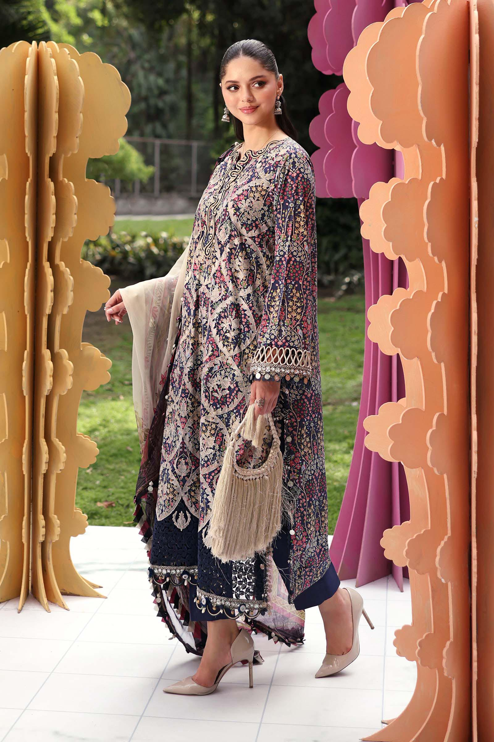 M.Prints by Maria.B | Unstitched Luxury Eid Edit - 2026 MPT-3003-B