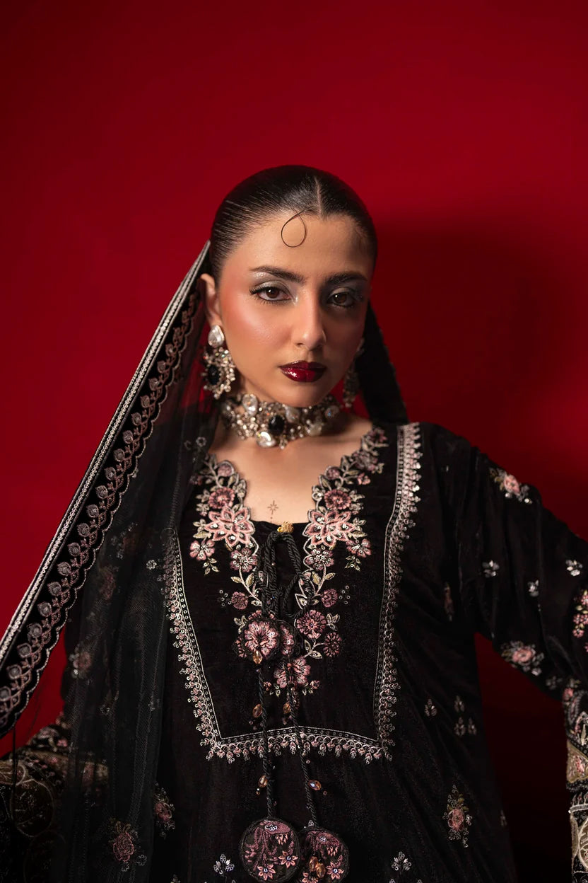Makhmal by Guzel | Stitched Embroidered Velvet Collection - 2026 (REHMAT)