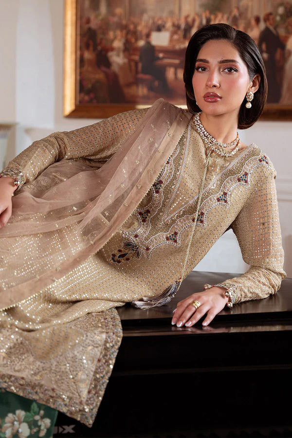 Amaya by Nureh  | Unstitched Embroidered Luxury Formal Chiffon Collection - 2026 (AM-39)