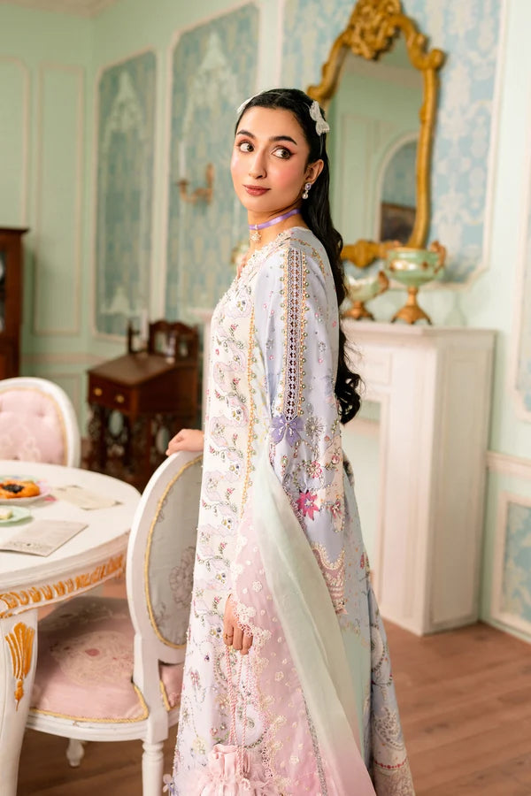 Luxe by Qalamkar | Unstitched Embroidered Silk Formal Collection - 2026 (AKARI)
