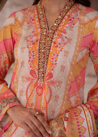 Velouré Unstitched Printed Silk Collection - 2025 by Gulaal (Blush Royale)
